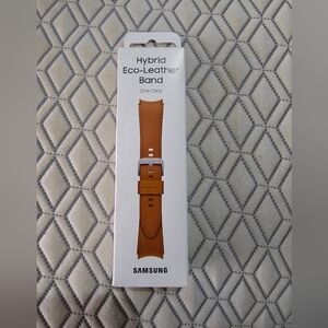 SAMSUNG Galaxy Watch 6, 5, 4 Hybrid Eco Leather Band, M/L ET-SHR96 One Click